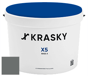 Краска X5 X Krasky матовая краска для стен и потолков цвет NCS S 6502-G 