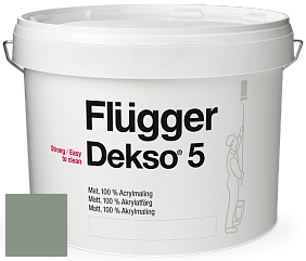 Краска Flugger Dekso 5 матовая краска цвет NO.62 