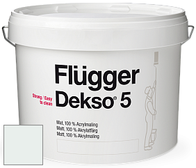 Краска Flugger Dekso 5 матовая краска цвет 4481 