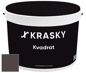 Краска X2B Kvadrat X Krasky матовая краска для потолков глубокого чёрного цвета цвет NCS S 8005-R 
