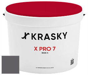 Краска X Pro 7 X Krasky матовая краска для стен и потолков цвет NCS S 7005-R50B 