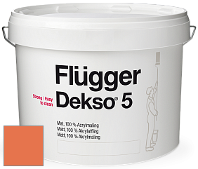 Краска Flugger Dekso 5 матовая краска цвет NCS S 1070-Y60R 