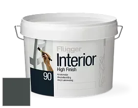 Краска Flugger Interior High Finish 90 акриловая глянцевая эмаль цвет NCS S 8005-B80G 