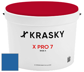 Краска X Pro 7 X Krasky матовая краска для стен и потолков цвет NCS S 3060-R80B 