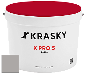 Краска X PRO 5 X Krasky матовая краска для стен и потолков цвет 5386 