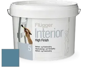 Краска Flugger Interior High Finish 5 матовая акриловая краска-грунт цвет NCS S 4030-B 