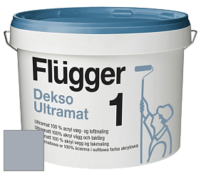 Краска Flugger Dekso 1 ультраматовая краска цвет NCS S 3010-R70B 
