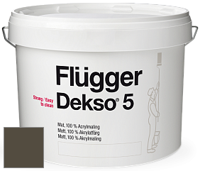 Краска Flugger Dekso 5 матовая краска цвет NCS S 8010-G90Y 