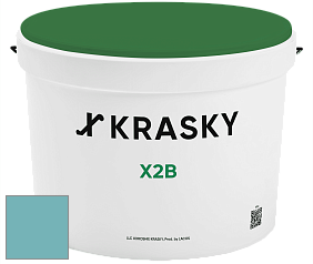 Краска X2B X Krasky глубокоматовая краска для потолков цвет NCS S 2030-B30G 