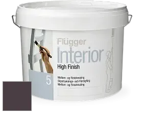 Краска Flugger Interior High Finish 5 матовая акриловая краска-грунт цвет NCS S 8010-R30B 