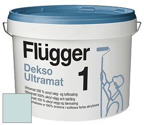 Краска Flugger Dekso 1 ультраматовая краска цвет NCS S 1010-B50G 