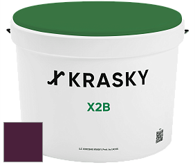 Краска X2B X Krasky глубокоматовая краска для потолков цвет RAL 4007 