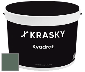 Краска X2B Kvadrat X Krasky матовая краска для потолков глубокого чёрного цвета цвет 3508 