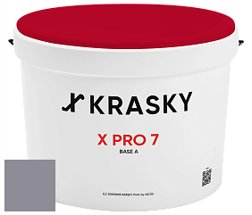 Краска X Pro 7 X Krasky матовая краска для стен и потолков цвет 5476 