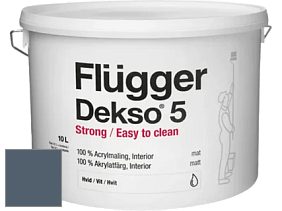 Краска Flugger Dekso 5 матовая краска цвет 4468 