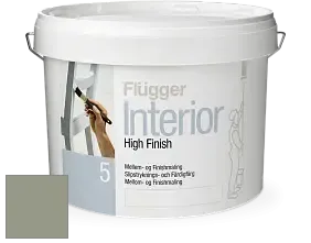 Краска Flugger Interior High Finish 5 матовая акриловая краска-грунт цвет NCS S 4010-G50Y 