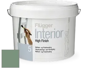 Краска Flugger Interior High Finish 5 матовая акриловая краска-грунт цвет NCS S 4020-G10Y 