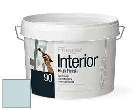 Краска Flugger Interior High Finish 90 акриловая глянцевая эмаль цвет NCS S 1010-B 