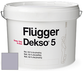 Краска Flugger Dekso 5 матовая краска цвет 5454 