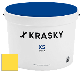 Краска X5 X Krasky матовая краска для стен и потолков цвет 1328 