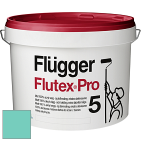 Краска Flugger Flutex Pro 5 матовая краска цвет NCS S 1040-B70G 