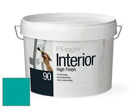 Краска Flugger Interior High Finish 90 акриловая глянцевая эмаль цвет NCS S 2060-B50G 