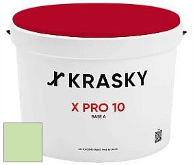 Краска X Pro 10 X Krasky матовая краска для стен и потолков цвет NCS S 0530-G30Y 