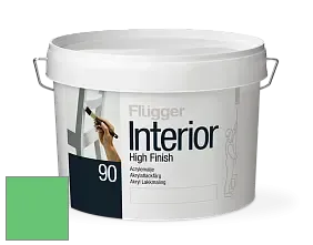 Краска Flugger Interior High Finish 90 акриловая глянцевая эмаль цвет NCS S 0565-G10Y 