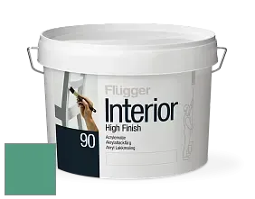 Краска Flugger Interior High Finish 90 акриловая глянцевая эмаль цвет NCS S 3040-B90G 