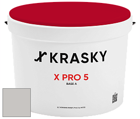 Краска X PRO 5 X Krasky матовая краска для стен и потолков цвет 5384 
