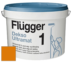 Краска Flugger Dekso 1 ультраматовая краска цвет RAL 2000 