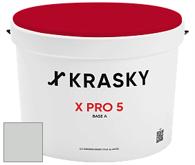 Краска X PRO 5 X Krasky матовая краска для стен и потолков цвет NCS S 1502-G 
