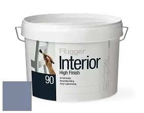 Краска Flugger Interior High Finish 90 акриловая глянцевая эмаль цвет NCS S 4020-R70B 