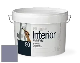 Краска Flugger Interior High Finish 90 акриловая глянцевая эмаль цвет NCS S 4020-R60B 