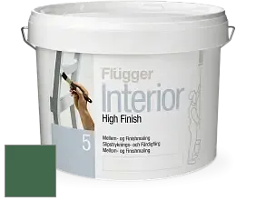 Краска Flugger Interior High Finish 5 матовая акриловая краска-грунт цвет NCS S 5040-G10Y 