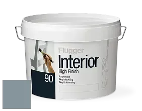 Краска Flugger Interior High Finish 90 акриловая глянцевая эмаль цвет NCS S 4010-B10G 