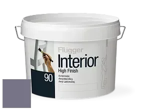 Краска Flugger Interior High Finish 90 акриловая глянцевая эмаль цвет 4437 