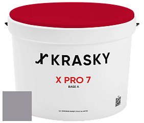 Краска X Pro 7 X Krasky матовая краска для стен и потолков цвет NCS S 4005-R50B 