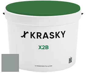 Краска X2B X Krasky глубокоматовая краска для потолков цвет NCS S 4005-B80G 