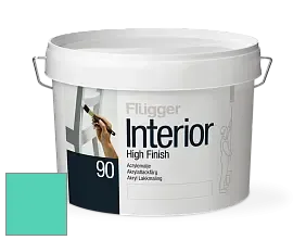 Краска Flugger Interior High Finish 90 акриловая глянцевая эмаль цвет 1496 