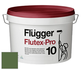 Краска Flugger Flutex Pro 10 матовая моющаяся краска цвет NCS S 5040-G30Y 