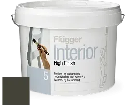 Краска Flugger Interior High Finish 5 матовая акриловая краска-грунт цвет RAL 6014 