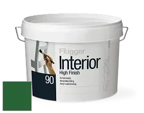Краска Flugger Interior High Finish 90 акриловая глянцевая эмаль цвет RAL 6002 
