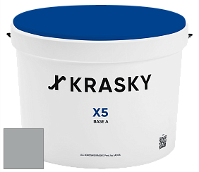 Краска X5 X Krasky матовая краска для стен и потолков цвет NCS S 3502-B50G 