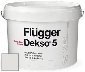 Краска Flugger Dekso 5 матовая краска цвет 5371 
