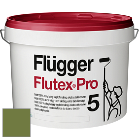 Краска Flugger Flutex Pro 5 матовая краска цвет NCS S 4050-G40Y 