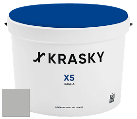 Краска X5 X Krasky матовая краска для стен и потолков цвет NCS S 3000-N 