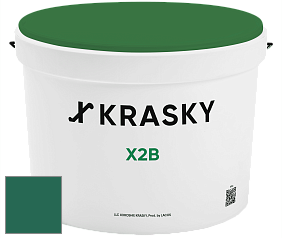 Краска X2B X Krasky глубокоматовая краска для потолков цвет NCS S 5040-B90G 