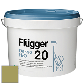 Краска Flugger Dekso H2O 20 полуматовая краска цвет NCS S 3040-G70Y 