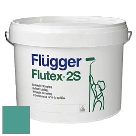 Краска Flugger Flutex 2S глубоко матовая краска цвет NCS S 3040-B70G 